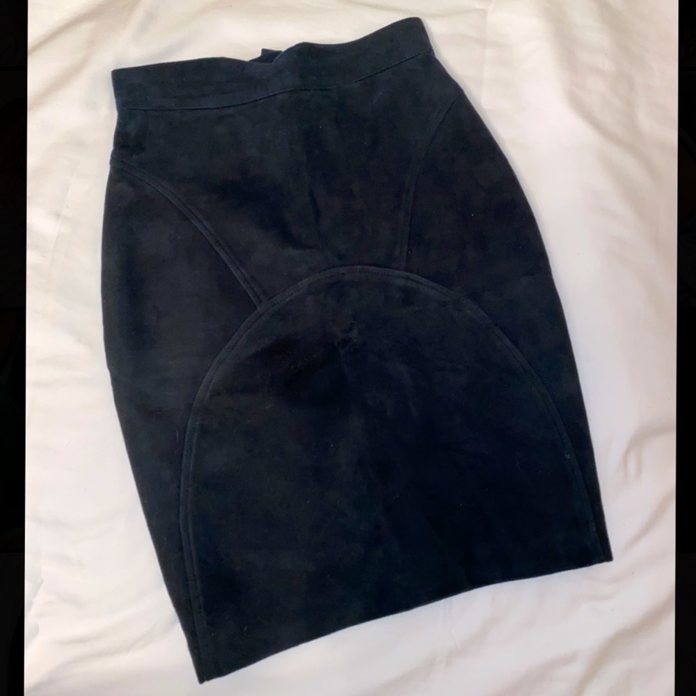 Jean Claude Jitrois Suede Skirt